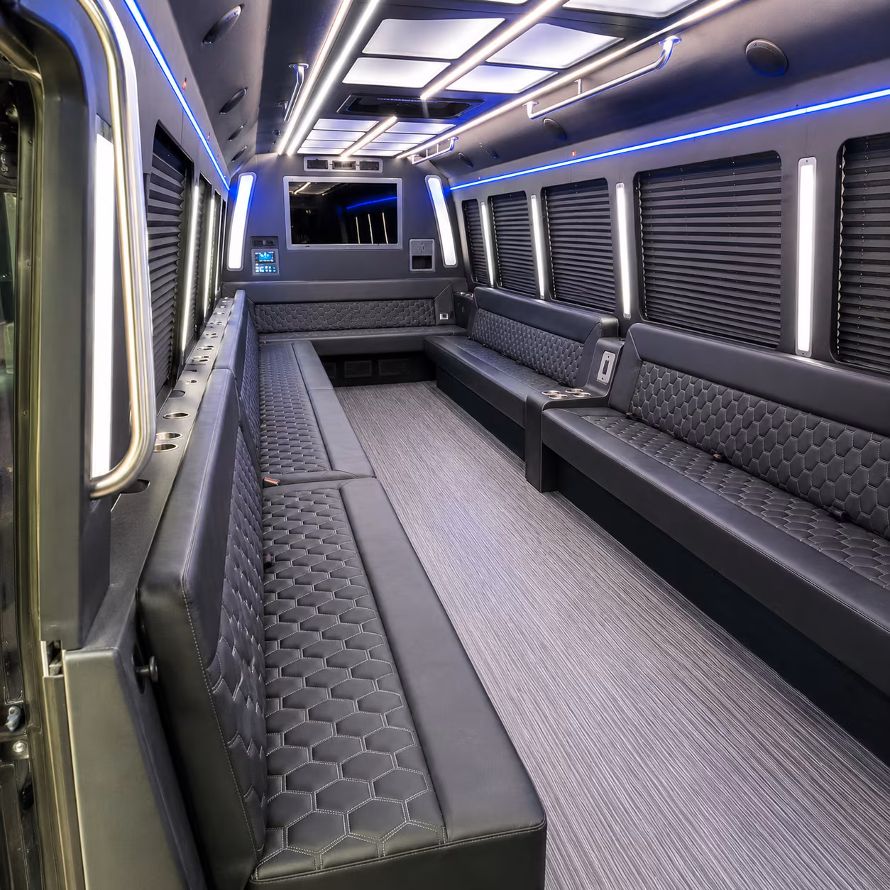 New Orleans Bachelor & Bachelorette Transportation party bus exterior