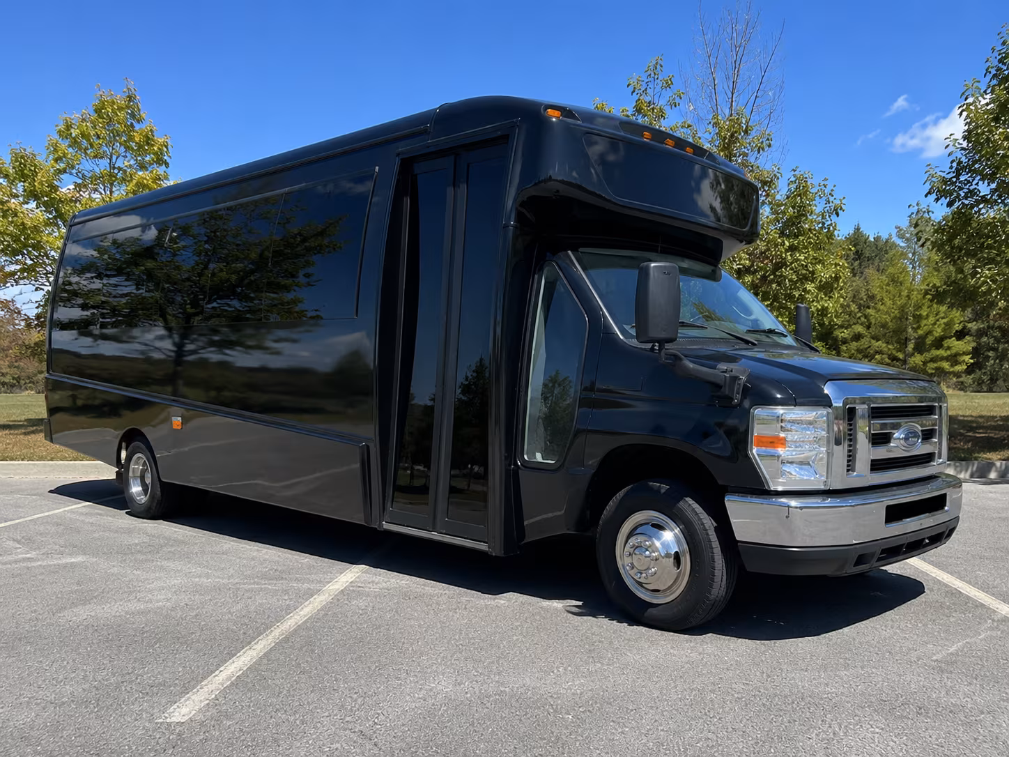 New Orleans Corporate Transportation party bus exterior