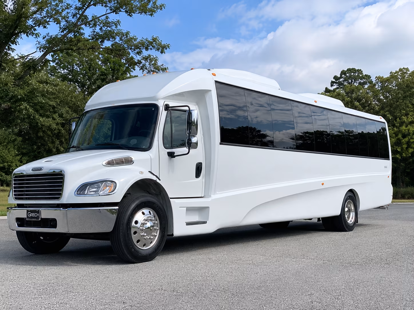New Orleans Private Event Transportation party bus interior
