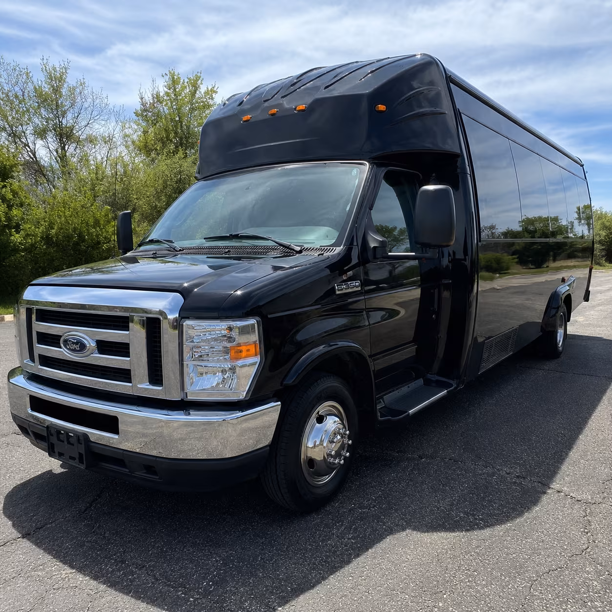 New Orleans Sporting Event Transportation party bus exterior