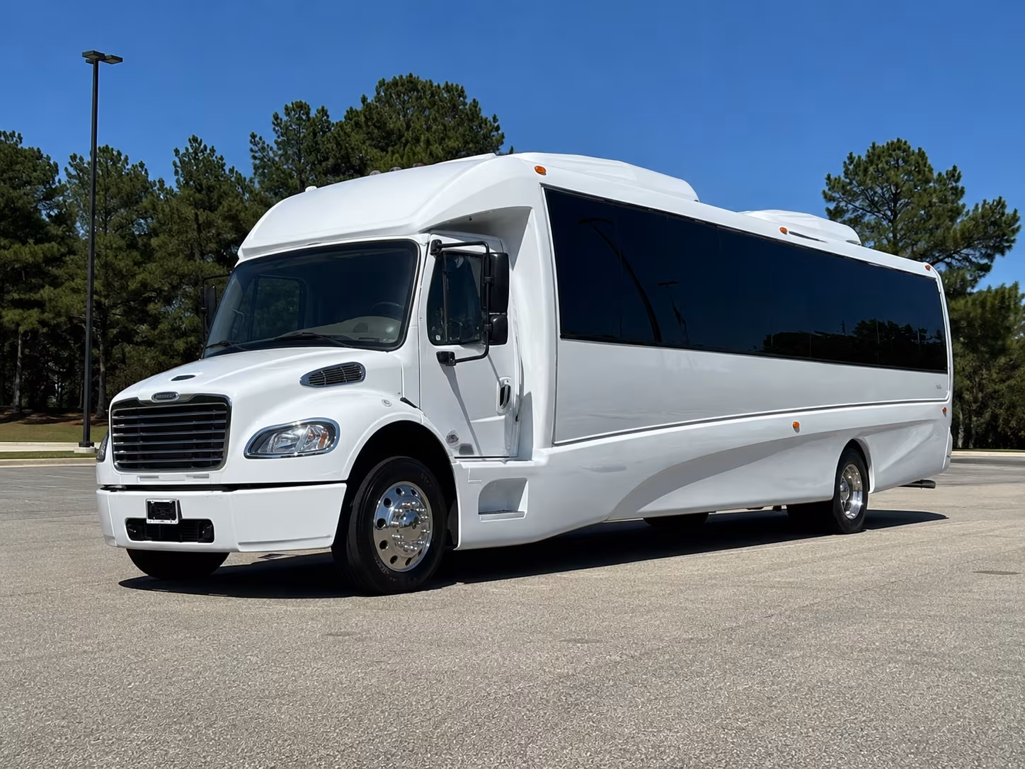New Orleans Wedding Transportation party bus exterior