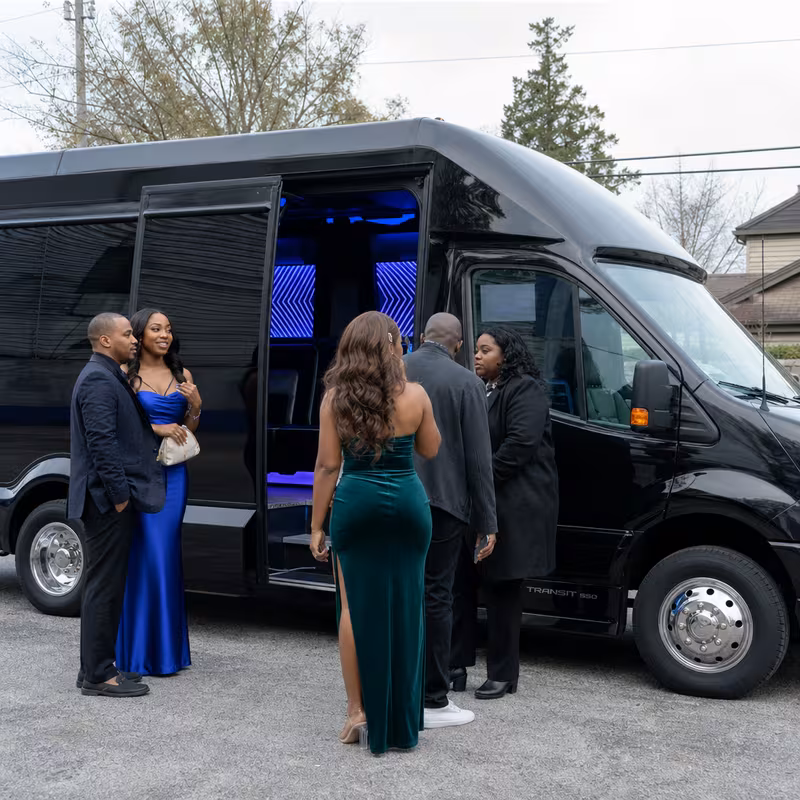 New Orleans Private Event Transportation fleet vehicle