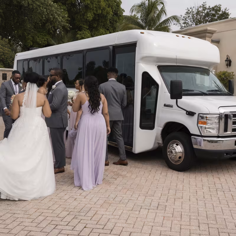New Orleans Wedding Transportation fleet vehicle