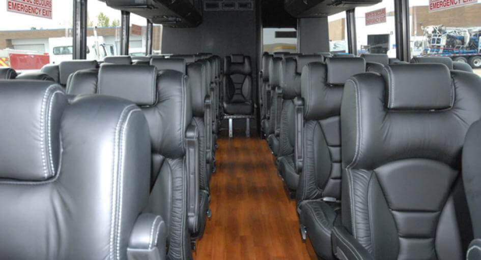 Panama City Beach 20 Passenger Minibus Interior