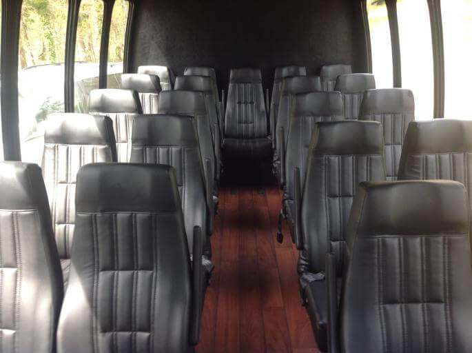Monroe 30 Passenger Shuttle Bus Interior