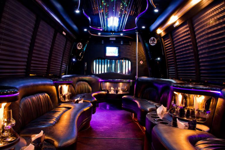 Destin 22 Passenger Party Bus Interior