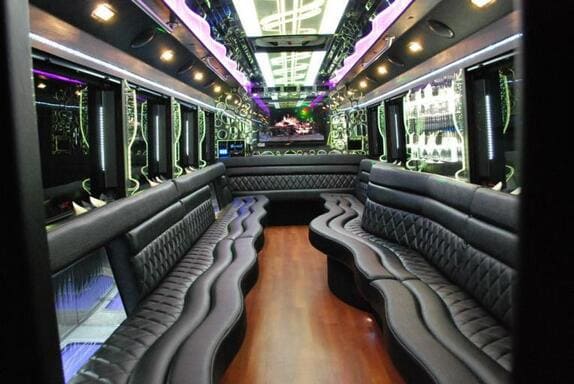 Lafayette 25 Passenger Limo bus Interior