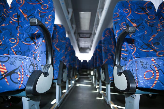 Destin 47-56 Passenger Charter Buses Interior